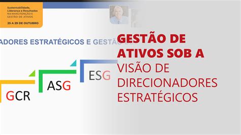 Confira Os Vídeos Sobre Gestão De Ativos E Direcionadores Estratégicos