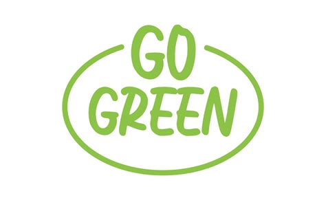 Go Green Badge Eco Friendly Slogan Badge Pin With Environmental