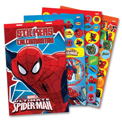 Stickers Granmark Spiderman Planillas Papeler A Lumen