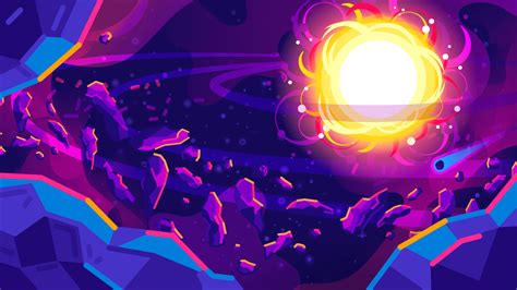 Kurzgesagt In A Nutshell Space Digital Art Artwork X