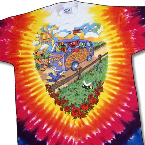 Grateful Dead Summer Tour Bus Tie Dye T Shirt | Have to Have It Co