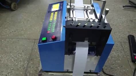 Automatic Hook Loop Elastic Tape Paper Cutting Machine Velcro Cutting