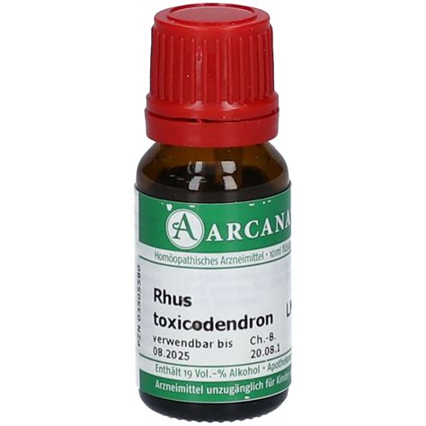 ARCANA Rhus Toxicodendron LM XXX 10 Ml Shop Apotheke