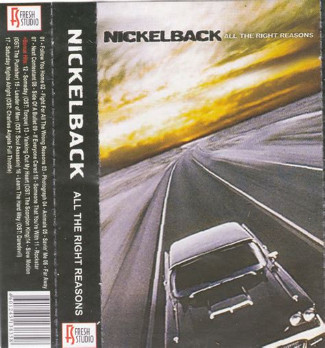 Nickelback – All The Right Reasons (2005, Cassette) - Discogs