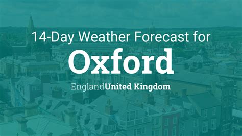 Oxford, England, United Kingdom 14 day weather forecast