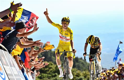 Tour de France Pogacar gagne dans la première arrivée au sommet