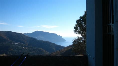 Wandern Liguria Appennino Bogliasco Pieve Teriasca Santa Croce