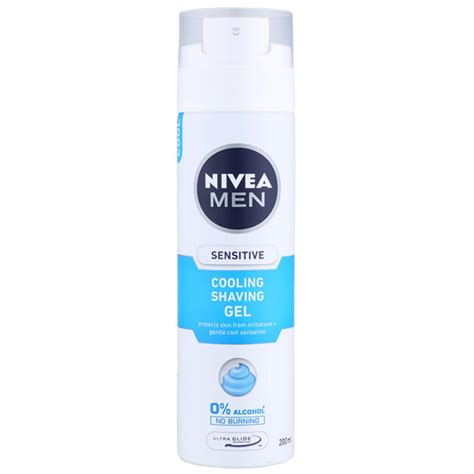 Nivea Men Sensitive Shaving Gel With Cooling Effect Notino Co Uk