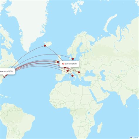 Swiss Routes Interactive Map With All Flights Flight Routes