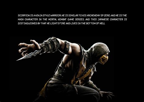 Mortal Kombat Scorpion Behance