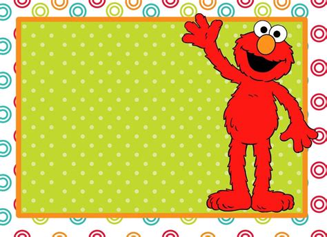 Free Printable Sesame Street St Birthday Invitations Templates