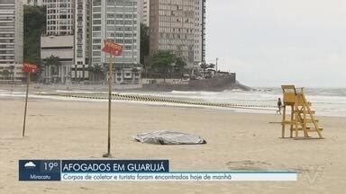 Jornal Tribuna 2ª Edição Corpos de turista que se afogou e de gari