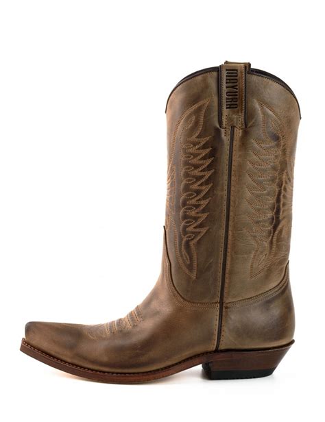 Bottes Cowboy En Cuir Vintage Bottes Santiag Et Country