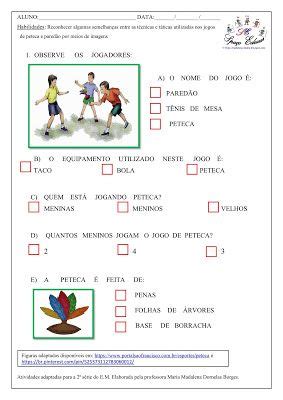 Spaço Educar ATIVIDADES ADAPTADAS DOMICILIARE Atividades lúdicas