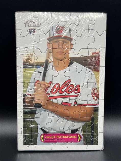 Topps Heritage Baseball Box Topper X Puzzle Set Adley Rutschman