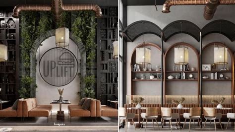 Uplift Burger Restaurant Al Khobar Sau Visualization Cozy Interior