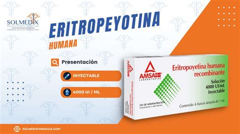 Eritropoyetina Humana ¿qué Es Y Para Qué Sirve Solmedix