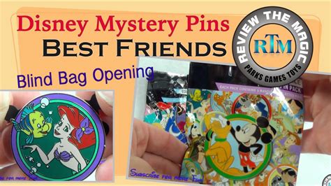 Disney Pin Best Friends Collectible Pin Pack Mystery Blind Bag Opening And Review Wow Super