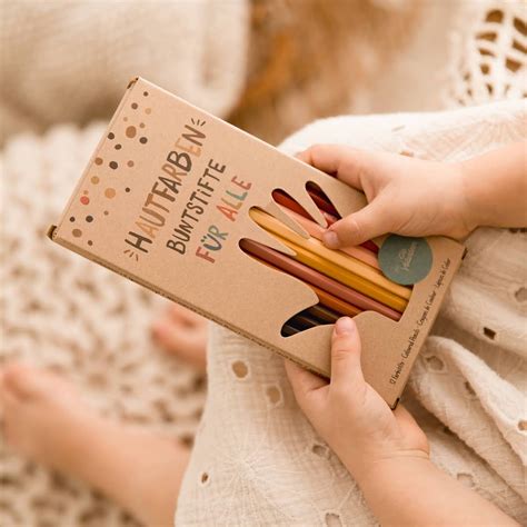 Hautfarben Nachhaltige Buntstifte für alle 12 Stück Lilli Green Shop