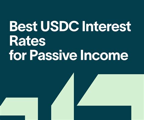 Best USDC Interest Rates for Passive Income