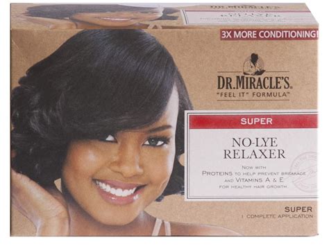 Dr Miracles Feel It Formula No Lye Relaxer Super 1 Ea