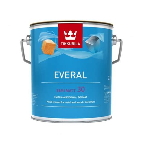 Tikkurila Everal Semi Matt Salon Azienek Kolor Tarn W