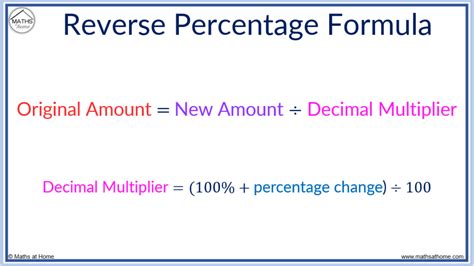 21 Calculating Reverse Percentages KiendiSafin