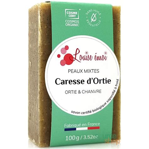 Savon BIO au chanvre ortie Caresse d ortie Louise émoi