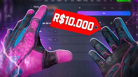 GANHEI UMA LUVA DE R 10 000 00 NO CSGO YouTube