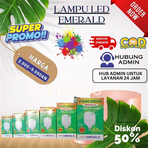 Jual Lampu Led Emerald W W W W W W Lampu Murah Shopee