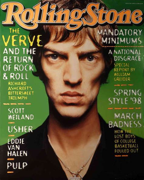 The Verve Rolling Stone Cover Poster April 99 Eddie Van Halen Usher 24