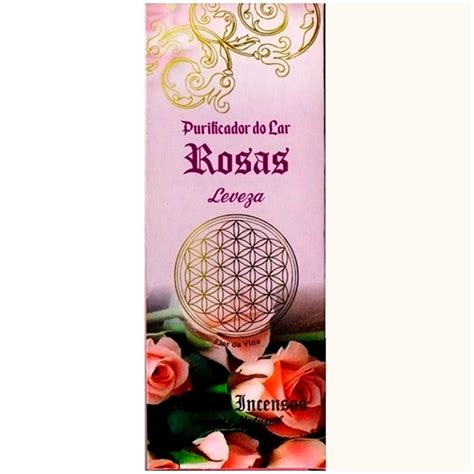 Incenso Rosas Purificador Do Lar Ananda Incensos Shopee Brasil