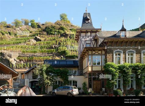 Winegrowers House With Vineyard In Mayschoss Hi Res Stock Photography