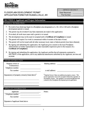 Fillable Online Russellvillearkansas Application Form For Russellville