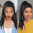 Amazon Leosa Cornrow Braided Wig Headband Wigs For Black Women