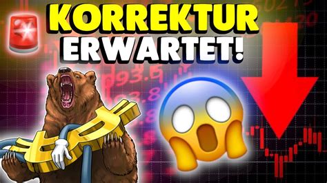 🚨bitcoin Korrektur Bevor‼️📉 Shorttradeidee👀 Elliott Wellen Chartanalyse