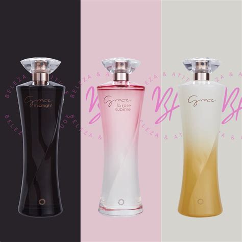 Perfumes Grace Midnight La Rose Sublime Hinode Ml Nova