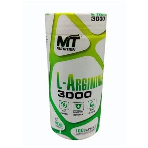 MT Nutrition L Arginine 3000 Capsules At Rs 700 Box L Arginine