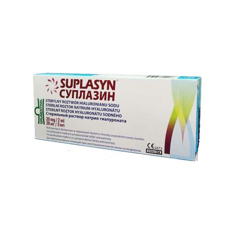 Suplasyn Iniekcje Dostawowe 20 Mg 2 Ml 1 Strzykawka Ulotka Cena