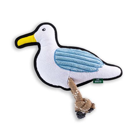 Bob The Dog Shop Beco Rough And Tough Recycled Dog Toy Seagull