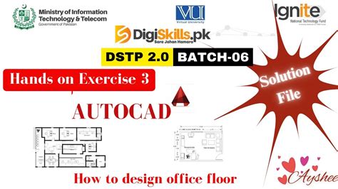 Dstp 2 0 Batch 6 Autocad Exercise 3 Digiskills Autocad Exercise 3