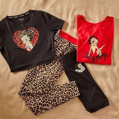 Cliff Mellow Erinnerungen Betty Boop Pyjama Tief Masse Zuerst