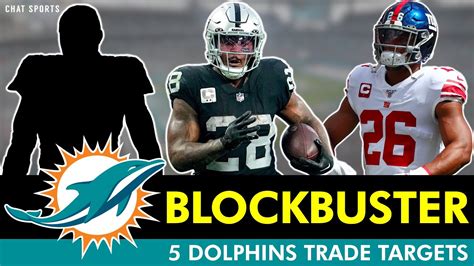 Miami Dolphins Blockbuster Trade Targets Ft Saquon Barkley Josh