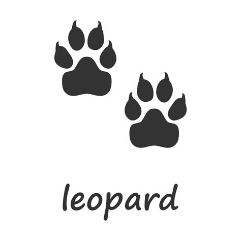 Leopard Paws Leopard Paw Print Vector Illustration 37468103 Vector Art At Vecteezy