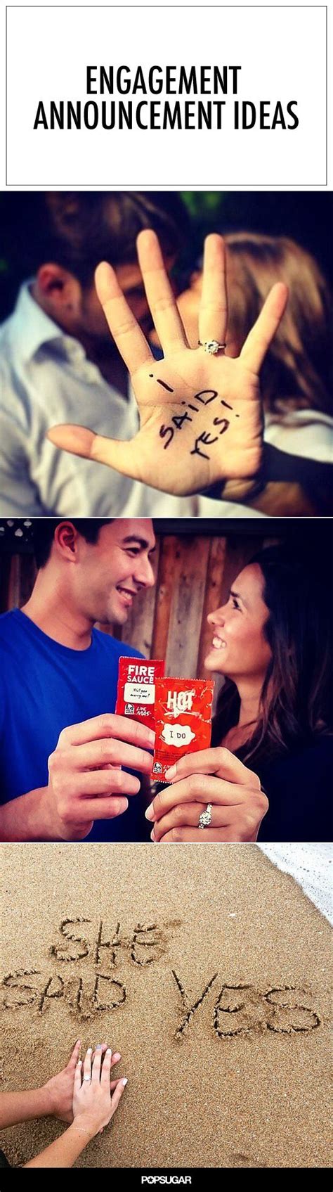 36 Cute Engagement Announcement Photos From Real Couples | Engagement ...