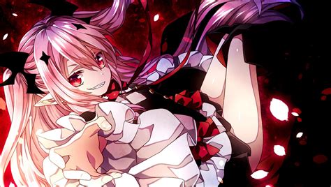 Wallpaper Anime Girls Owari No Seraph Krul Tepes 1367x775 Darkredman 1143100 Hd