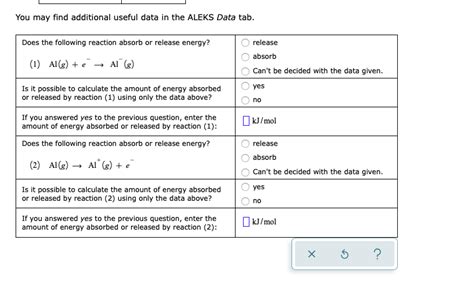 Solved Consider The Following Data For Aluminum Atomic Mass