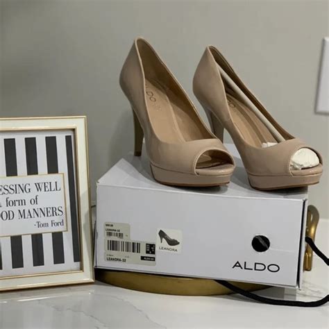 Aldo Shoes Aldo Nude Leanora Patent Pep Toe Platform Pump Poshmark