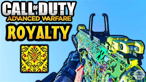 Cod Advanced Warfare Royalty Camo Gameplay All Assault Rifles Royalty