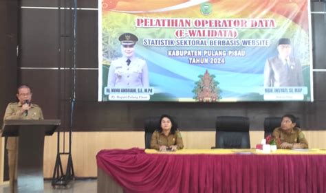 Pelatihan Operator Data Statistik Sektoral Berbasis Website Kalteng Today